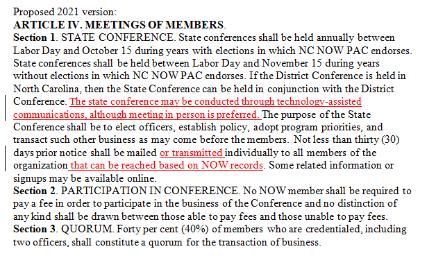 Article IV. Meetings of Members.2021