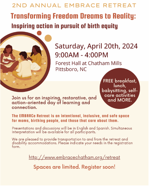 Sharing Retreat: Inspiring Action In Pursuit Of Birth Equity on 4/20/24